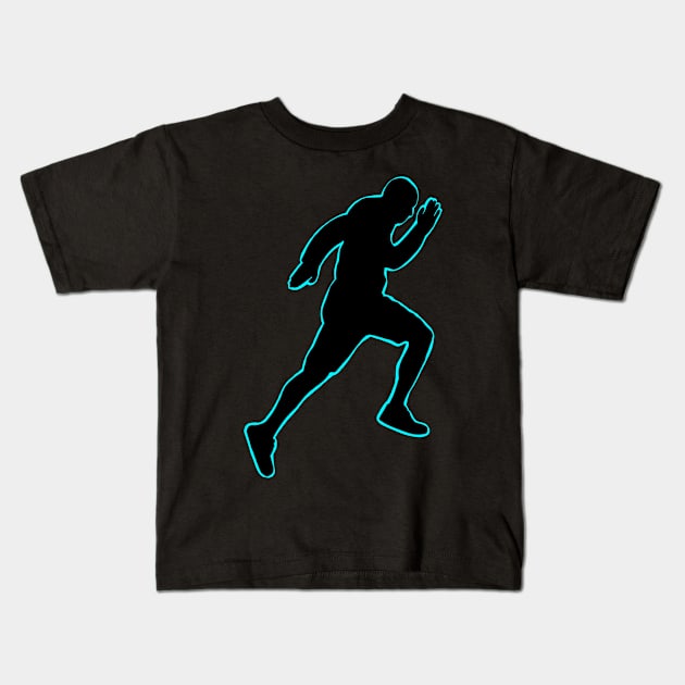 Running Kids T-Shirt by Ntdesignart